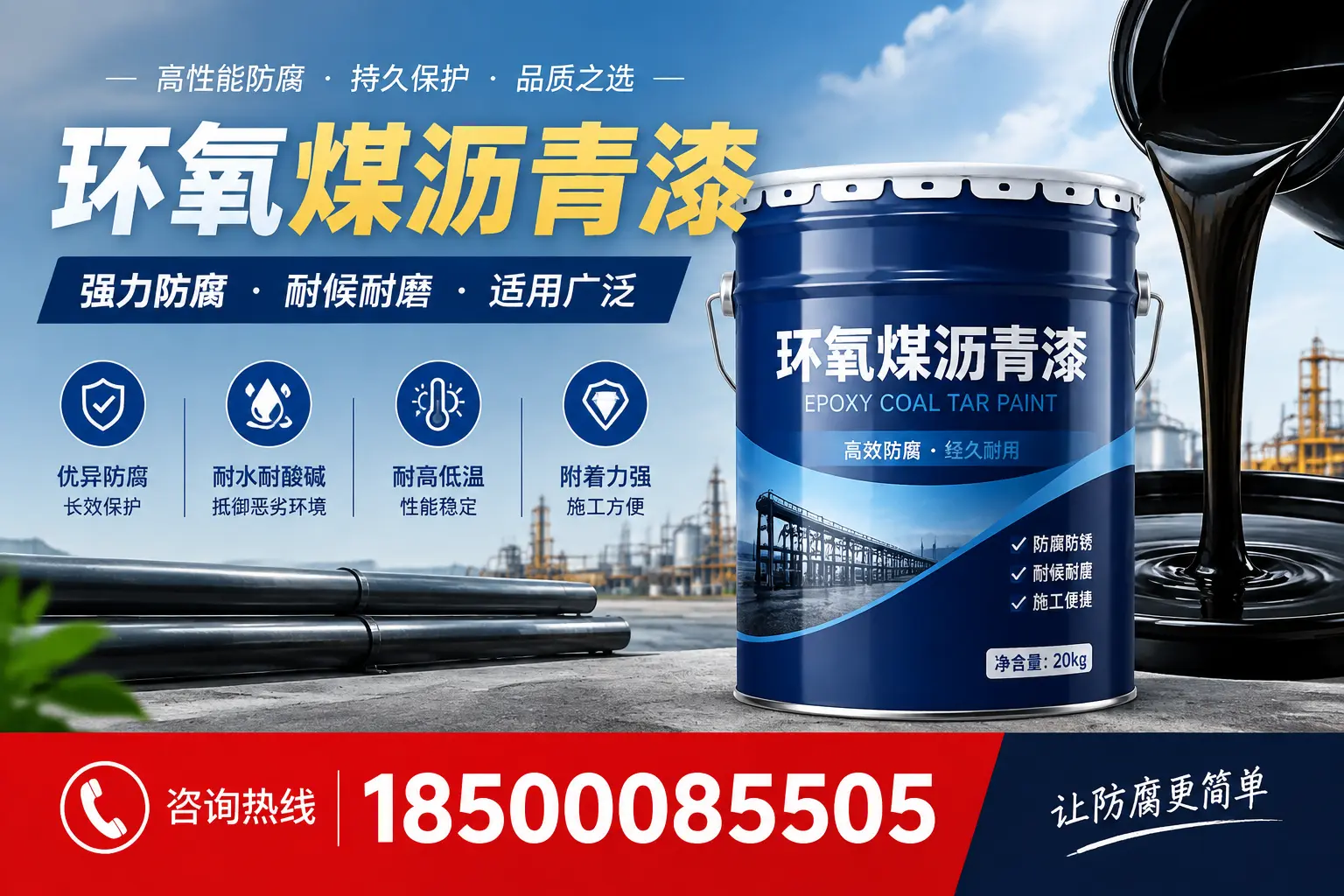 环氧煤沥青漆在不同气候条件下的表现分析，重庆城区适用性